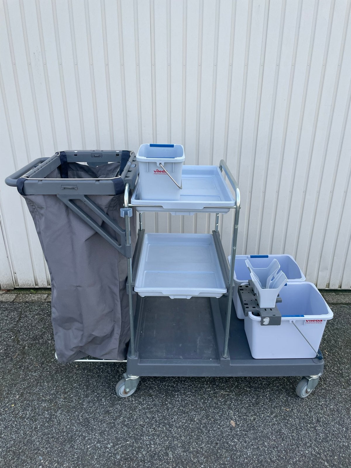 Vileda Origo 300 FX werkwagen, Ophalen, Dweilemmer, -bak, of -wagen