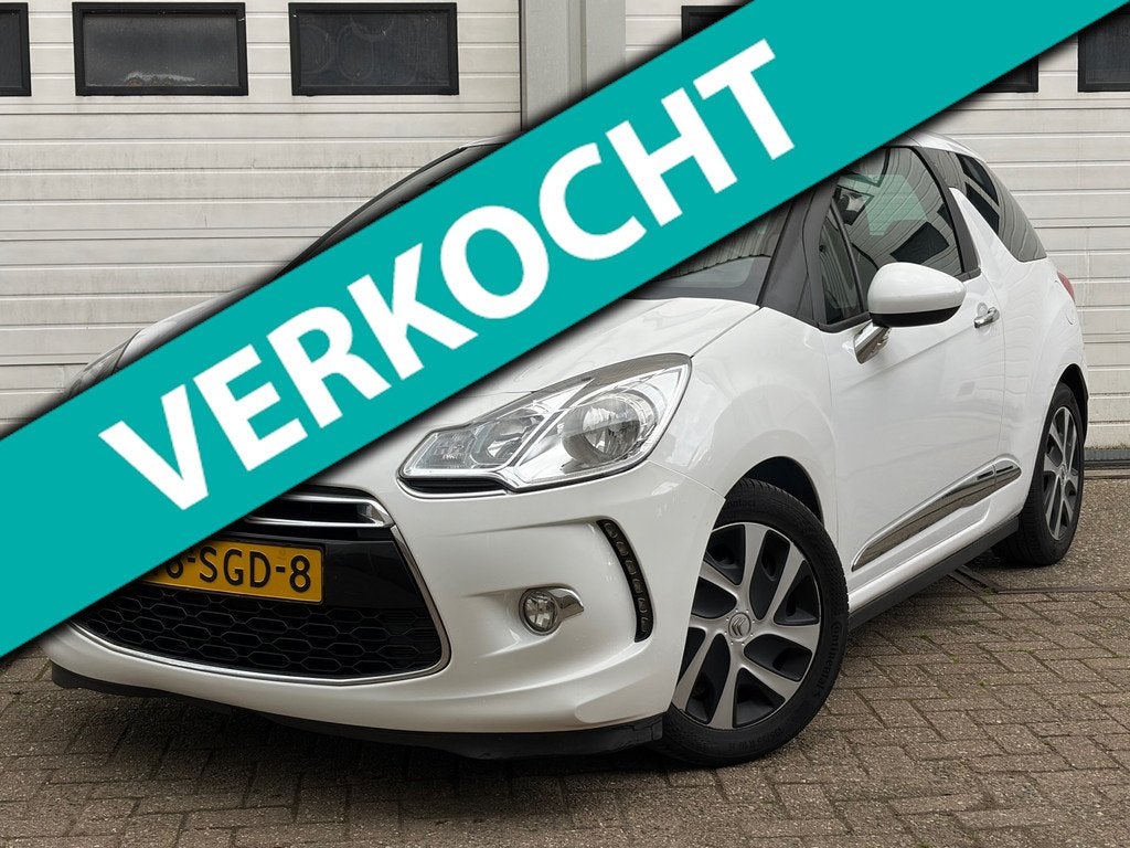 Citroen DS3 1.6 e-HDi So Chic airco cruise control bleutooth, Auto's, Citroën, Bedrijf, DS3, ABS, Airbags, Airconditioning, Automatische klimaatregeling