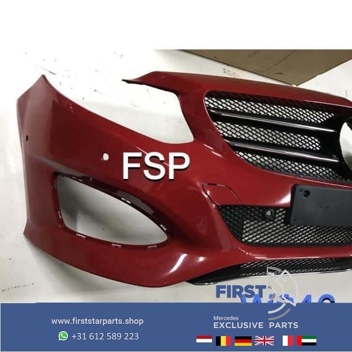 W246 B Klasse Facelift Voorbumper Compleet 2012-2018 rood MB, Auto-onderdelen, Gebruikt, -, Voor, Ophalen of Verzenden