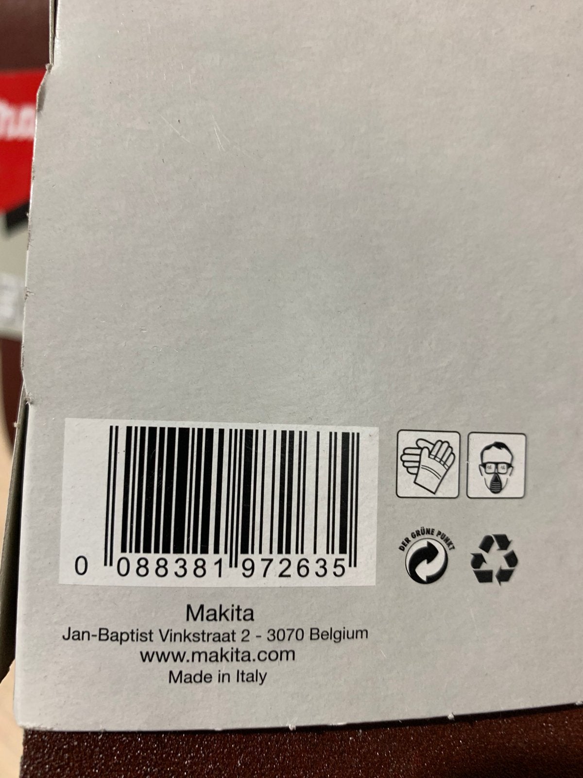 Makita schuurbanden 100x610 - NIEUW - P120, Bandschuurmachine, Makita, Makita, Nieuw