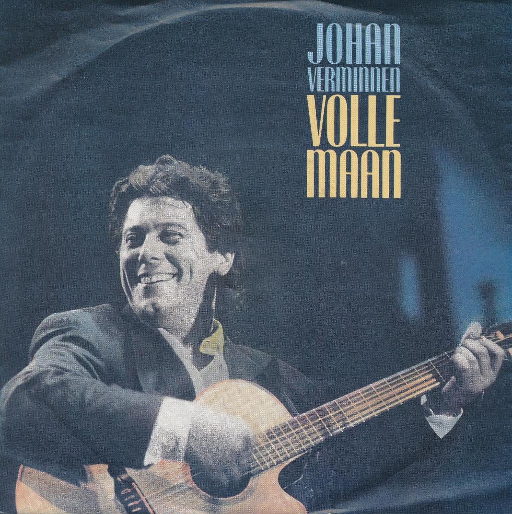 2503 Johan Verminnen - Volle maan (1991), Cd's en Dvd's, Gebruikt, 7 inch, Single, Ophalen of Verzenden