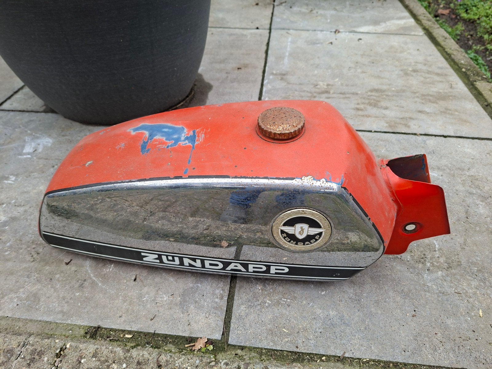 Zundapp ZD 50 Tank - Origineel Onderdeel, Ophalen of Verzenden, Gebruikt, Tank