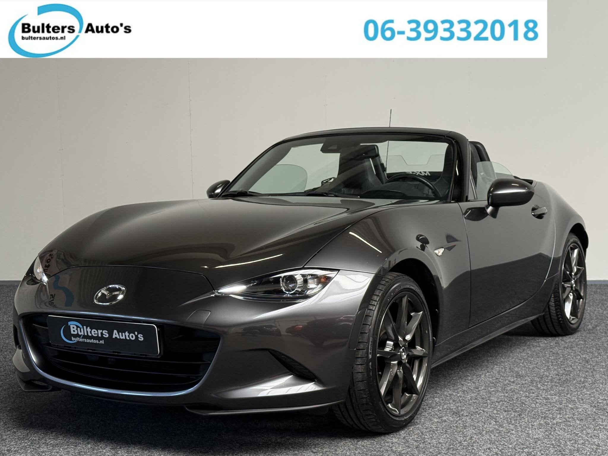 Mazda MX-5 1.5 SkyActiv-G 132 GT-M LEDER | 17"LMV | CAMERA |, Euro 6, 4 cilinders, Cabriolet, 132 pk