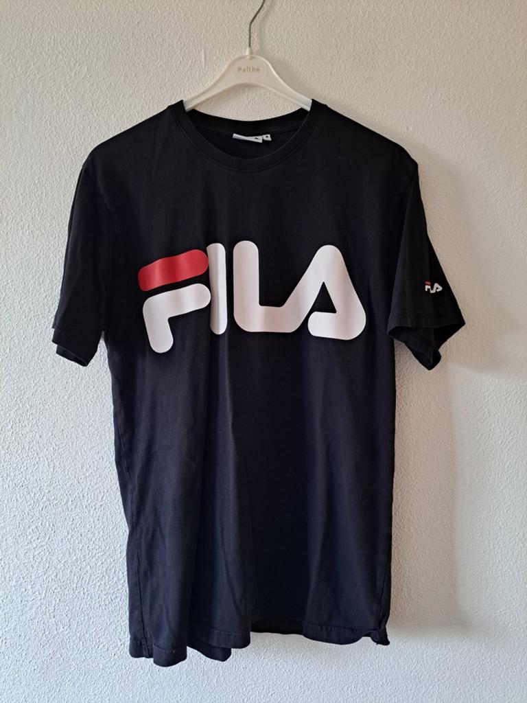 Fila T-shirt Zwart Maat M, Maat 48/50 (M), Zwart, Ophalen of Verzenden, Fila