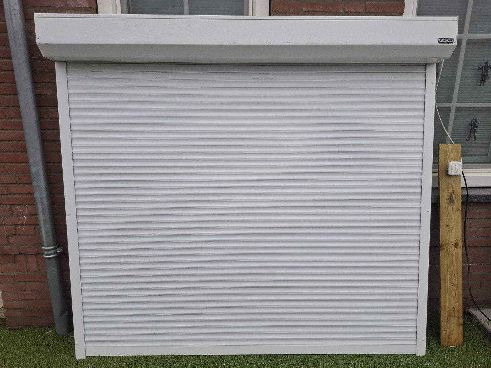Elektrisch rolluik RAL 9010 2000mm x 1830mm, Doe-het-zelf en Verbouw, Ophalen, Wit