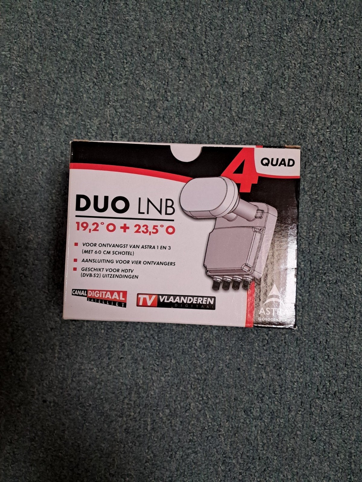 Duo Quad LNB 19,2+23,5, Ophalen of Verzenden, Nieuw, Overige merken