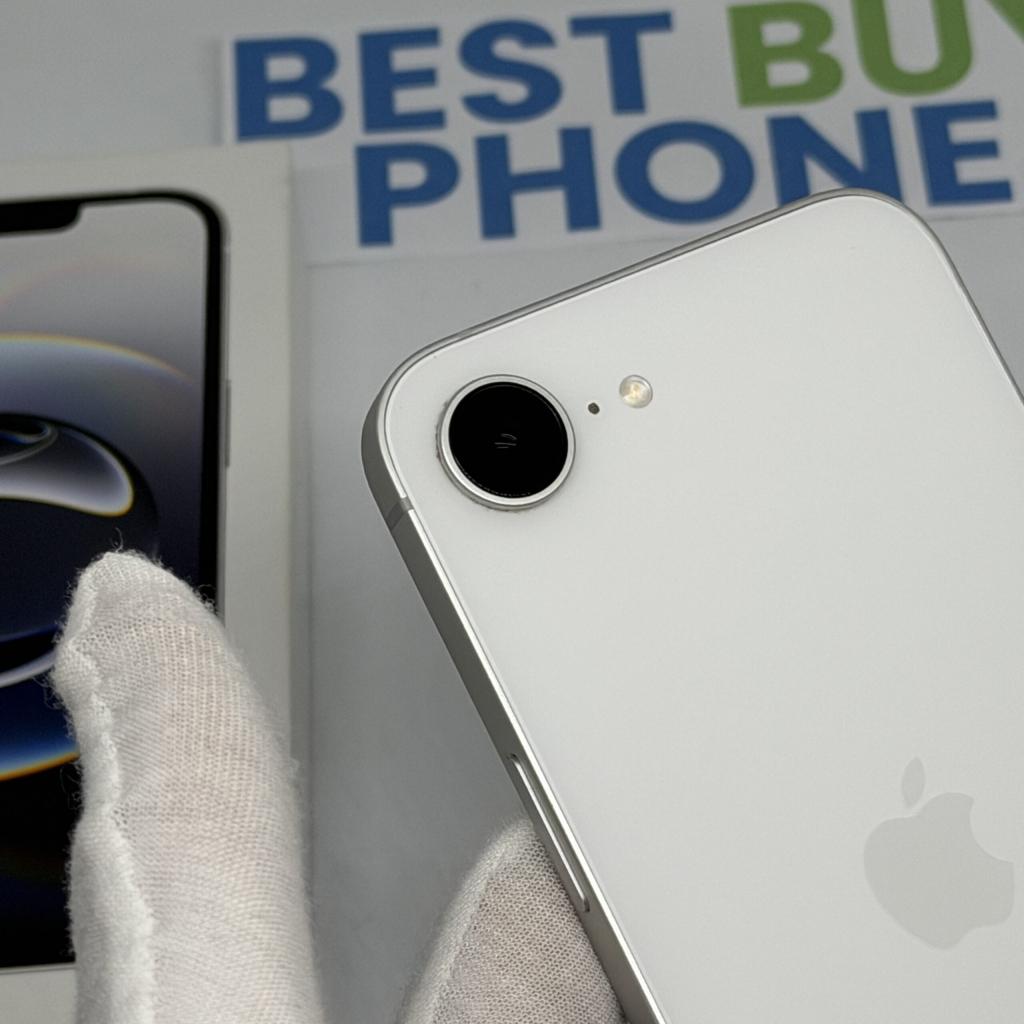 iPhone 16E 256GB wit /100% batt /zeer net /garantie, 256 GB, Apple, Wit, Zonder simlock