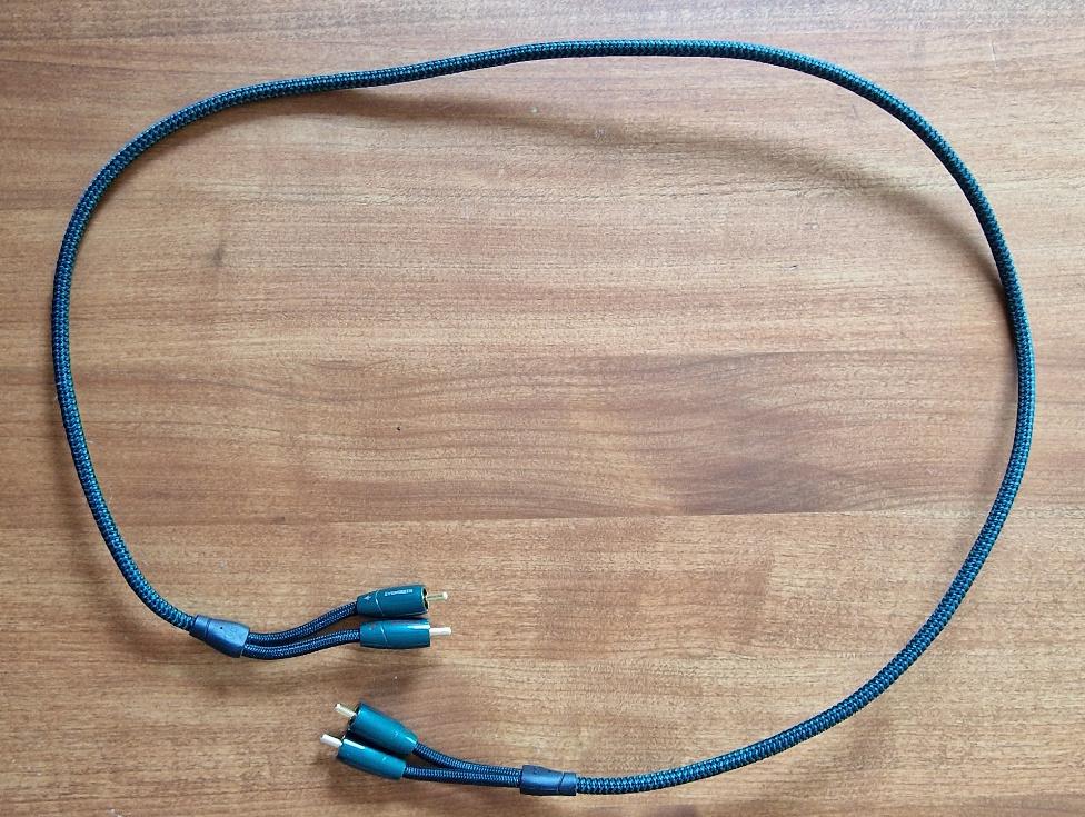 AudioQuest Evergreen RCA analoge interconnectaudio kabel, Ophalen, Zo goed als nieuw, Minder dan 2 meter, Interlink-kabel