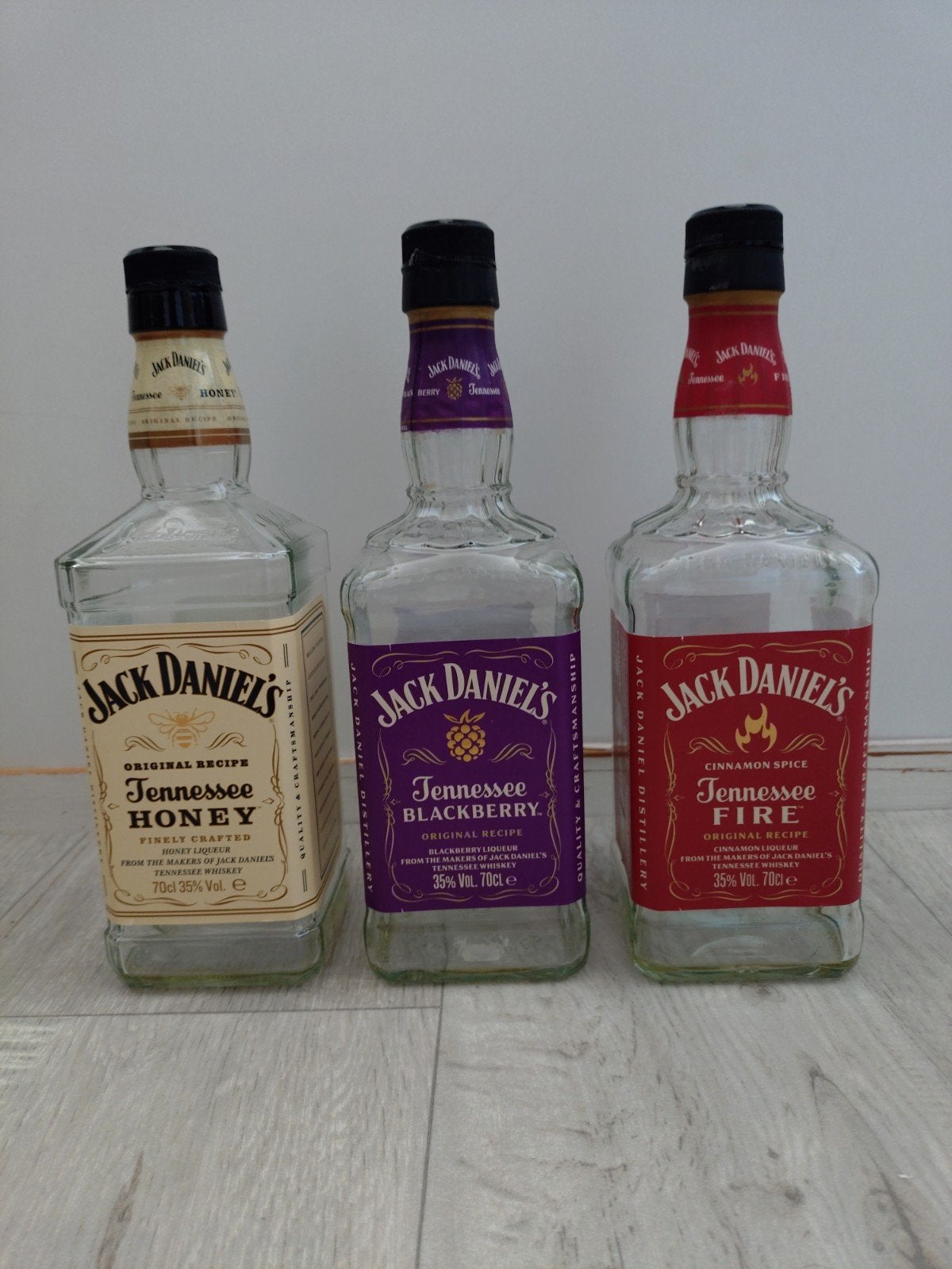 Jack Daniels en Jura 12 years (4 lege flessen), Ophalen of Verzenden, Gebruikt, Verpakking
