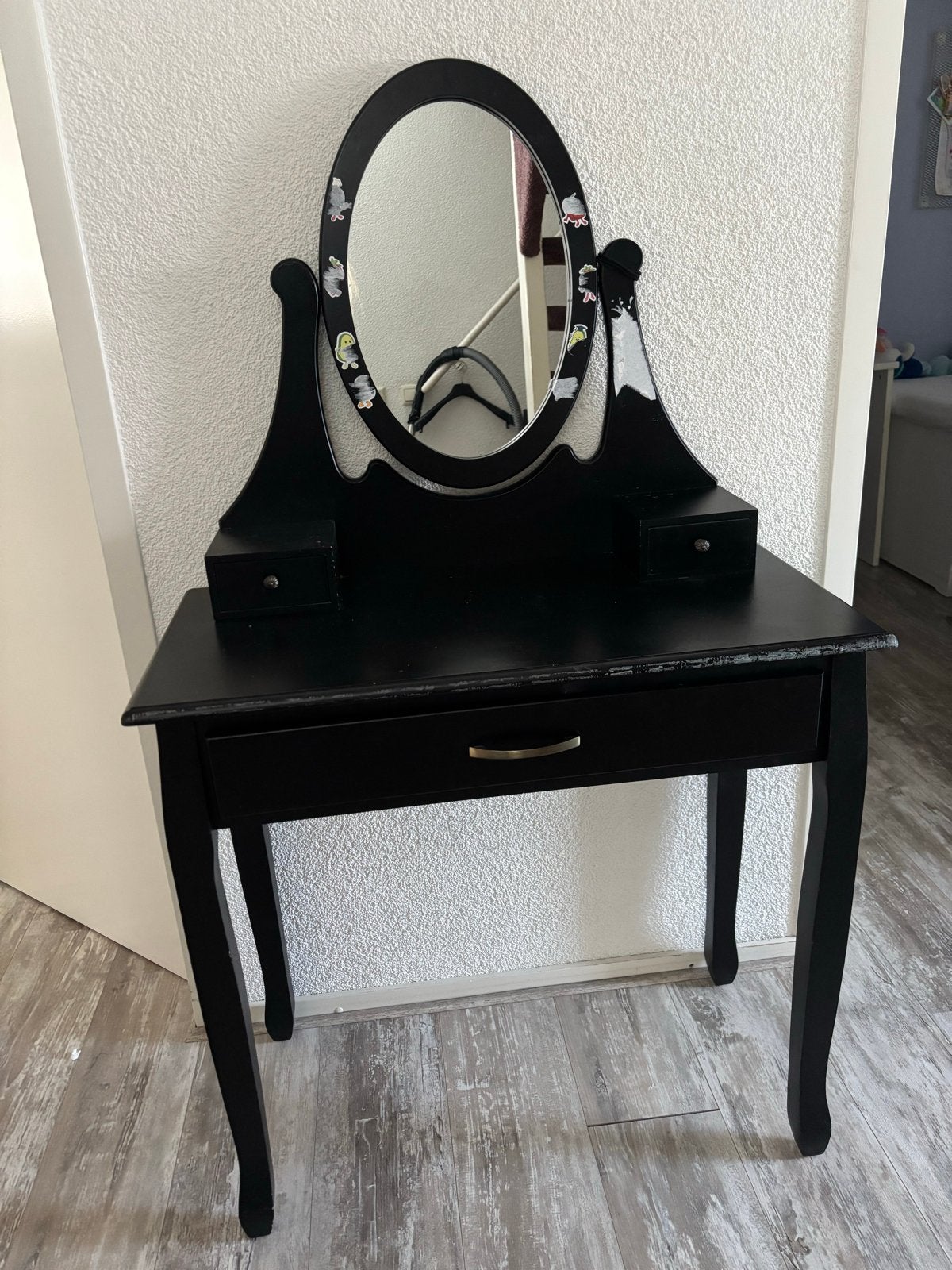 Gratis kaptafel met spiegel en lade - Gebruikt, Minder dan 50 cm, Gebruikt, Ophalen of Verzenden, Minder dan 100 cm