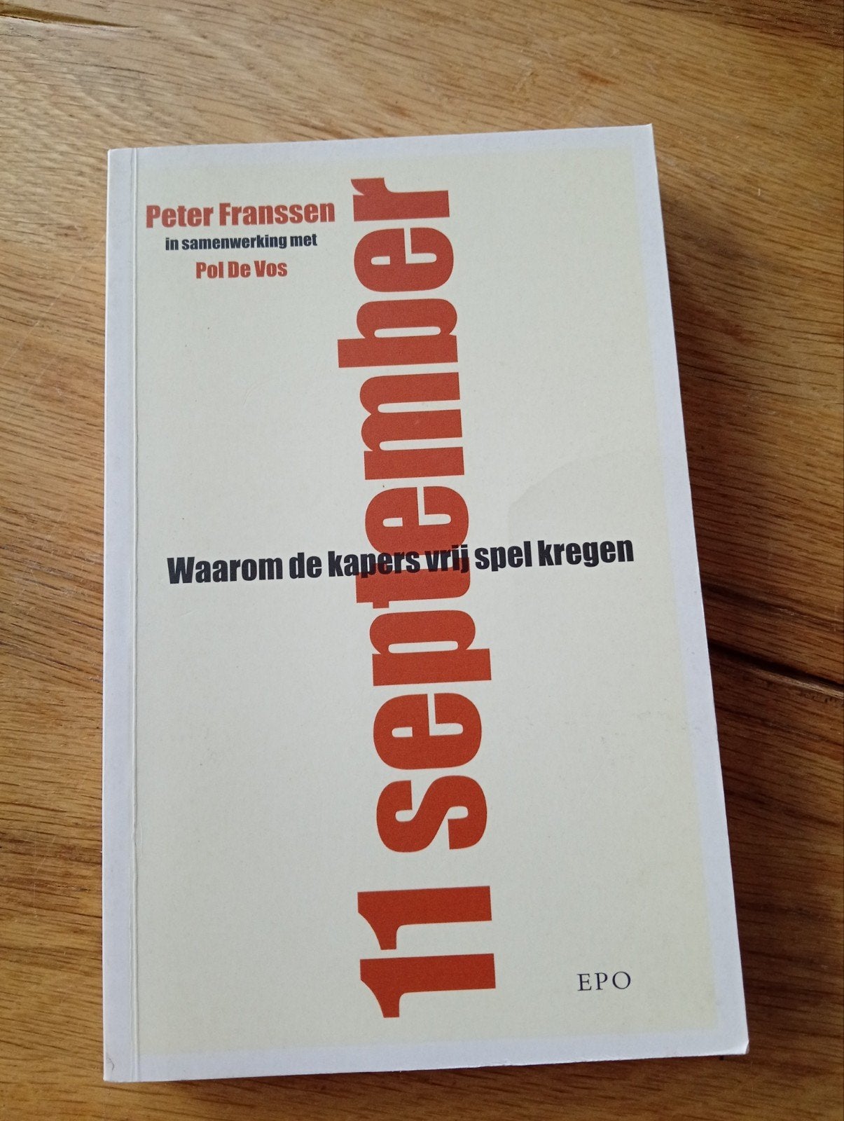 P. Franssen - 11 september, Boeken, Ophalen of Verzenden, Zo goed als nieuw, Nederland, P. Franssen; P. de Vos