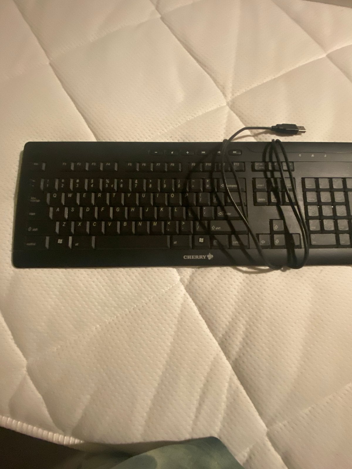 Cherry G230 Bedraad Toetsenbord - QWERTY, Computers en Software, Toetsenborden, Ophalen, Qwerty, Gebruikt, Bedraad