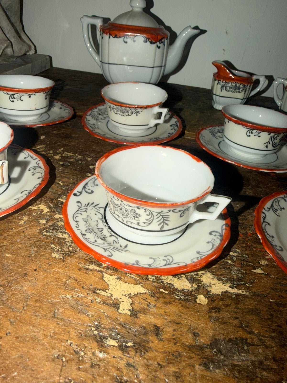 Foto 5 van Compleet art deco kinderen theeservies