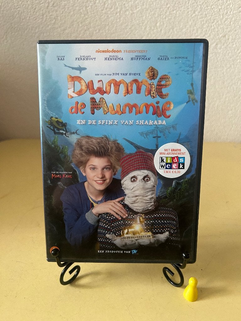 DVD Dummie de Mummie en de Sfinx van Shakaba (ZGAN), Ophalen of Verzenden, Zo goed als nieuw, Komedie, Vanaf 6 jaar
