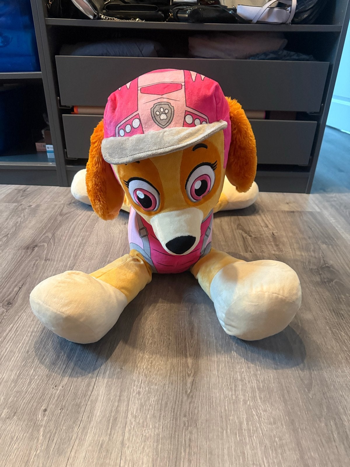 Grote Paw Patrol Skye knuffel, Overige merken, Zo goed als nieuw, Middelgroot (20 tot 80 cm), Roze