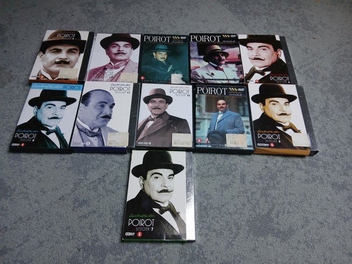 Agatha Christie's Poirot DVD Boxsets  Seizoen 6, 7, 8, 9, 10, Nederlands, Ophalen of Verzenden, Inclusief doosje, Gebruikt