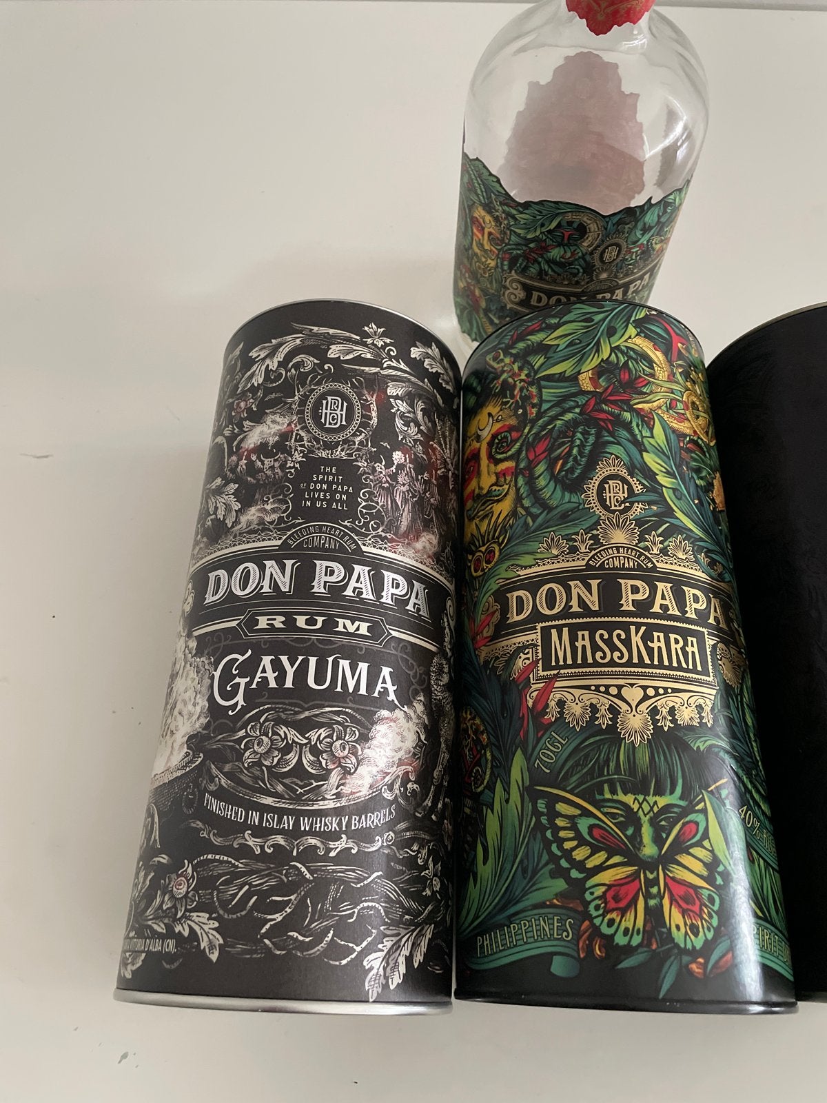 Don Papa Rum Geschenkverpakkingen (lege kokers), Ophalen of Verzenden, Gebruikt