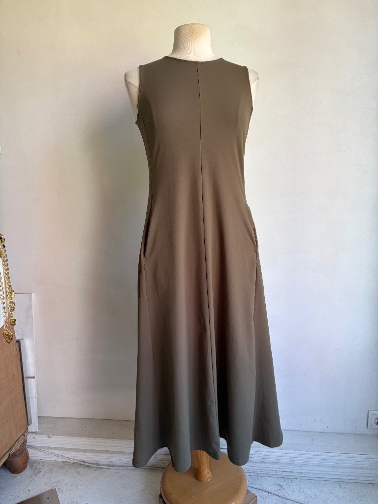 Uniqlo jurk maat s khaki, Verzenden, Nieuw, Maat 36 (S), Uniqlo