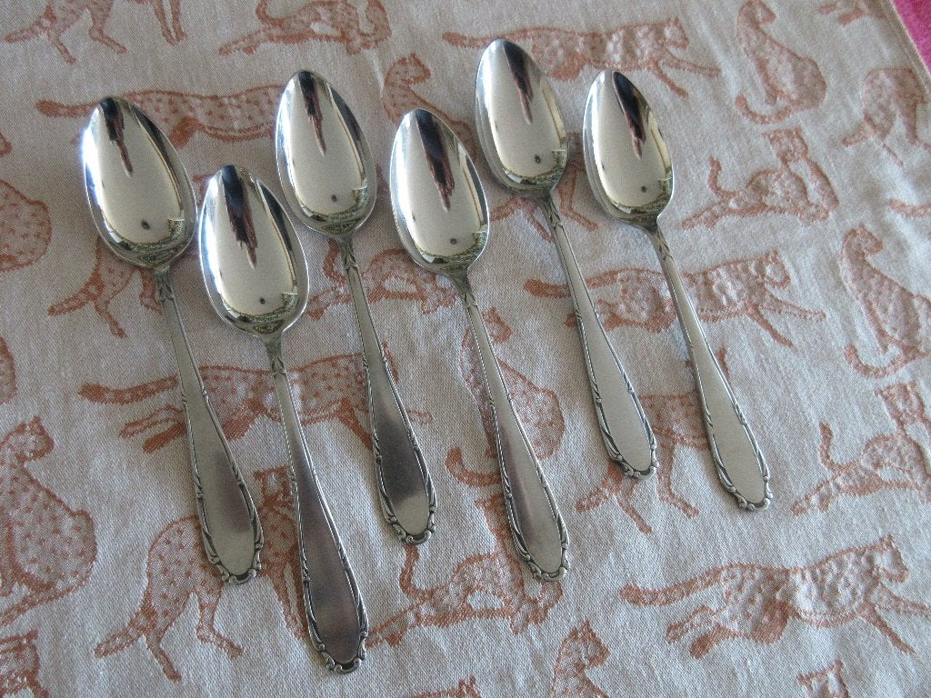 Gero Zilmeta 517 6 Dinerlepels voor € 5,45, Ophalen of Verzenden, Gebruikt, Rvs of Chroom