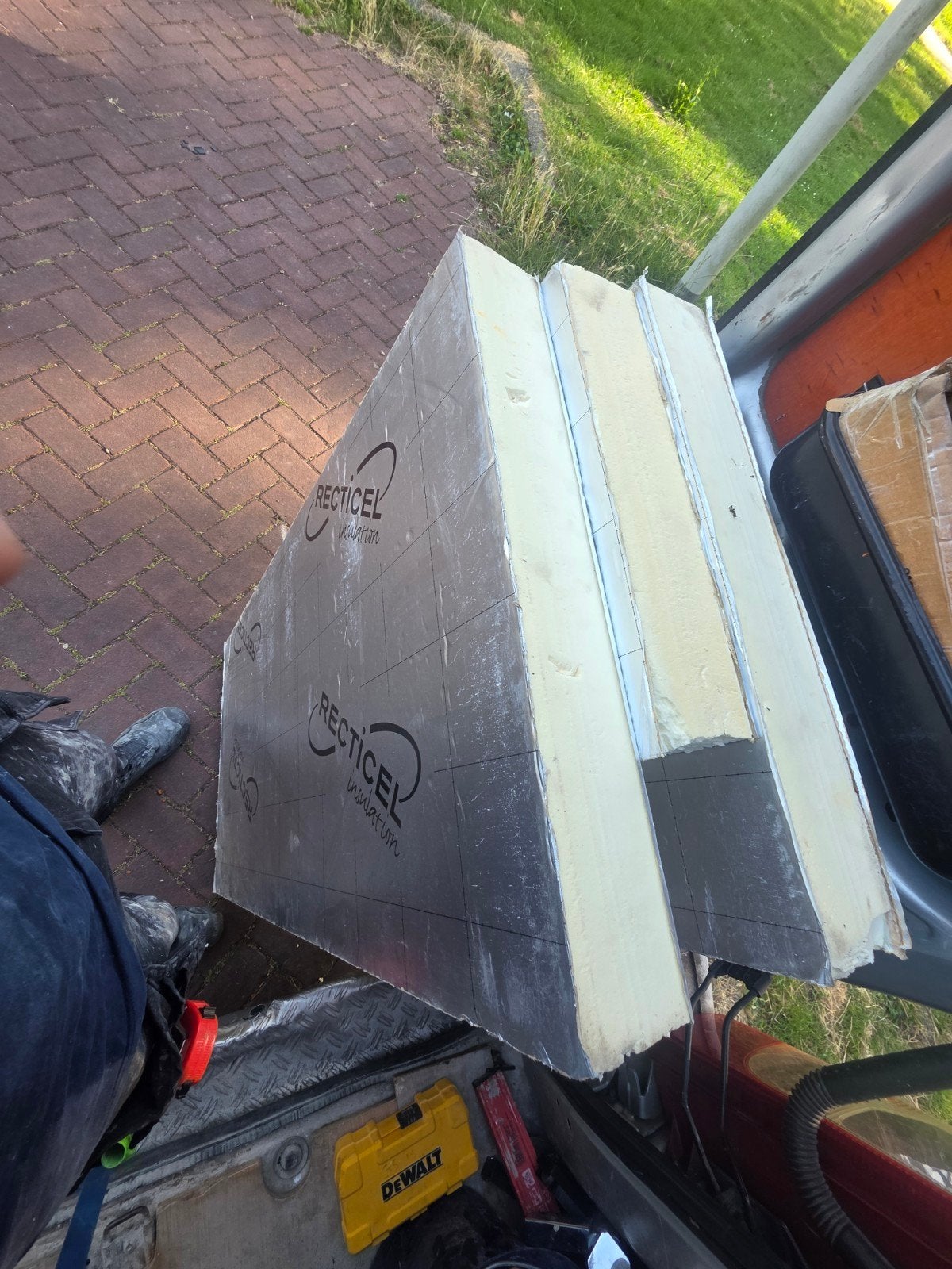 Recticel isolatieplaten 60x120x9 cm - PIR hardschuim, Doe-het-zelf en Verbouw, Ophalen of Verzenden