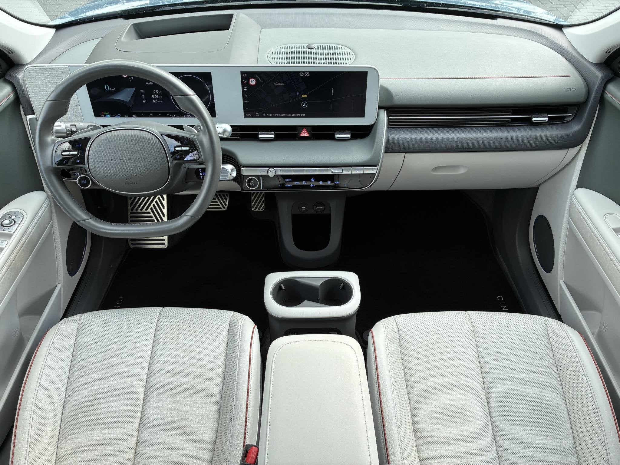 Hyundai IONIQ 5 Connect+ 77.4 kWh / SOH 96,9% / Dealer onder, Auto's, Automaat, IONIQ 5, Blauw, Leder