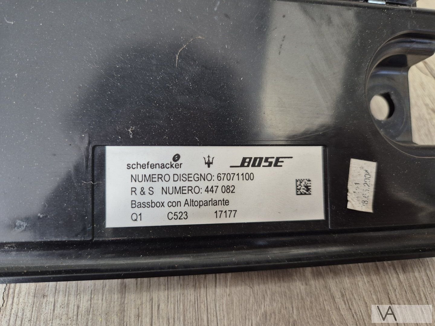 Maserati Quattroporte 2004 - 2012 subwoofer bose 67071100, Ophalen of Verzenden, -, -, -