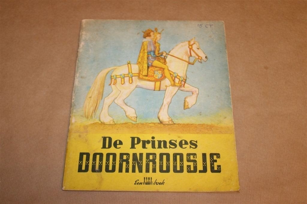 De Prinses Doornroosje — Vintage Grimm Prentenboek 1948, Ophalen of Verzenden, Gelezen