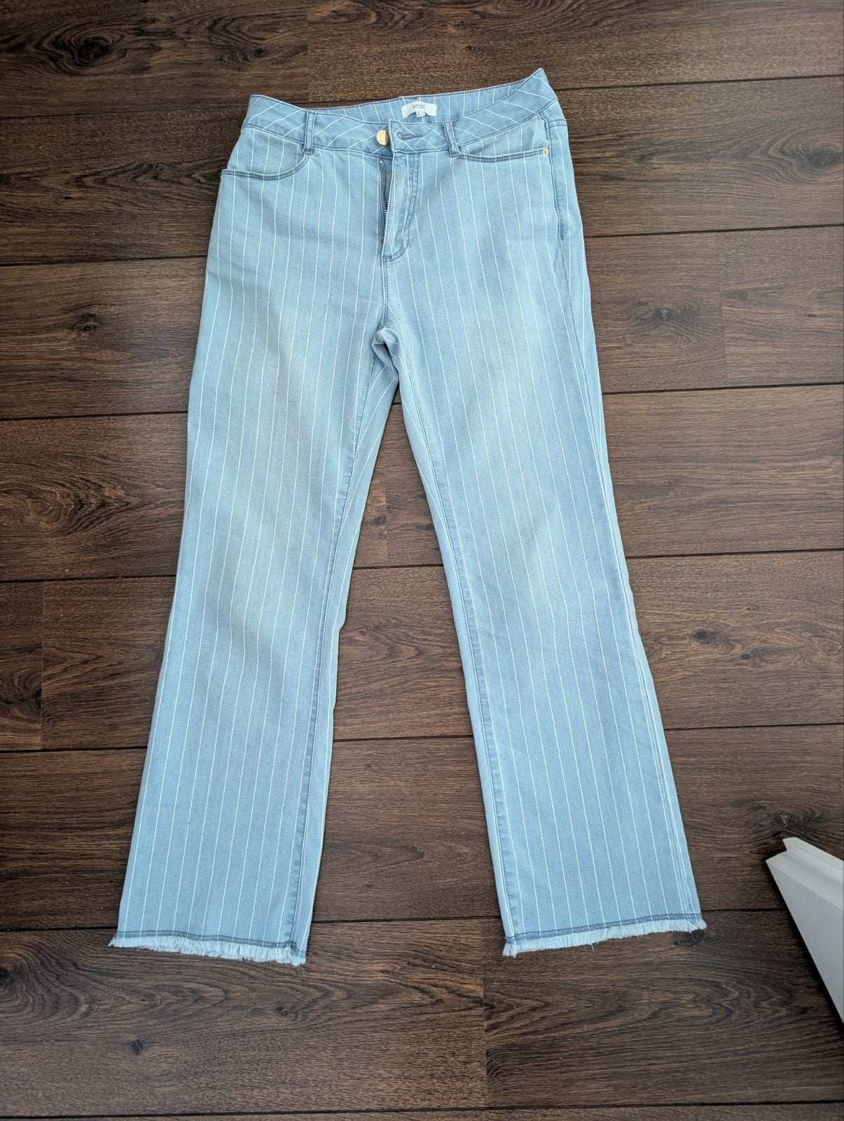 High waist bootcut denim jeans mt 36, Kleding | Dames, Spijkerbroeken en Jeans, Blauw, Ophalen of Verzenden, W28 - W29 (confectie 36)