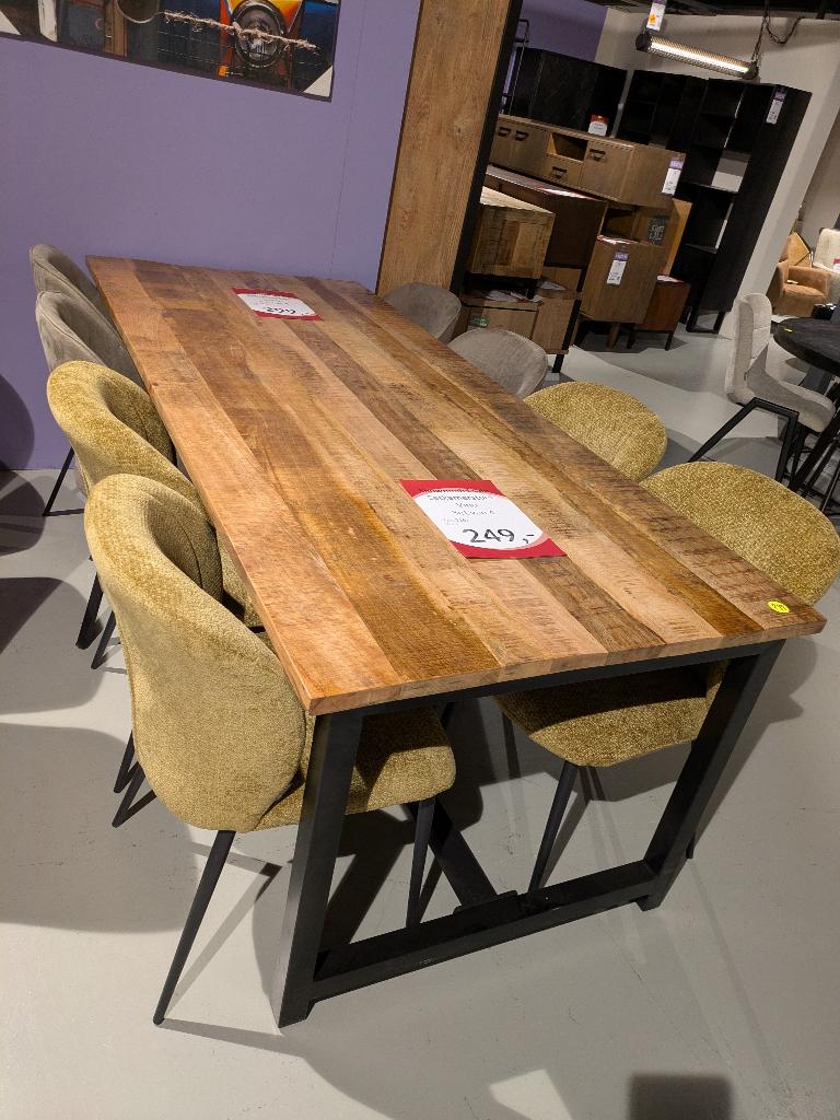 WEER DIVERSEN EETTAFELS VOOR SPOTPRIJS, Ophalen, MODERN, Nieuw, 75 cm of meer