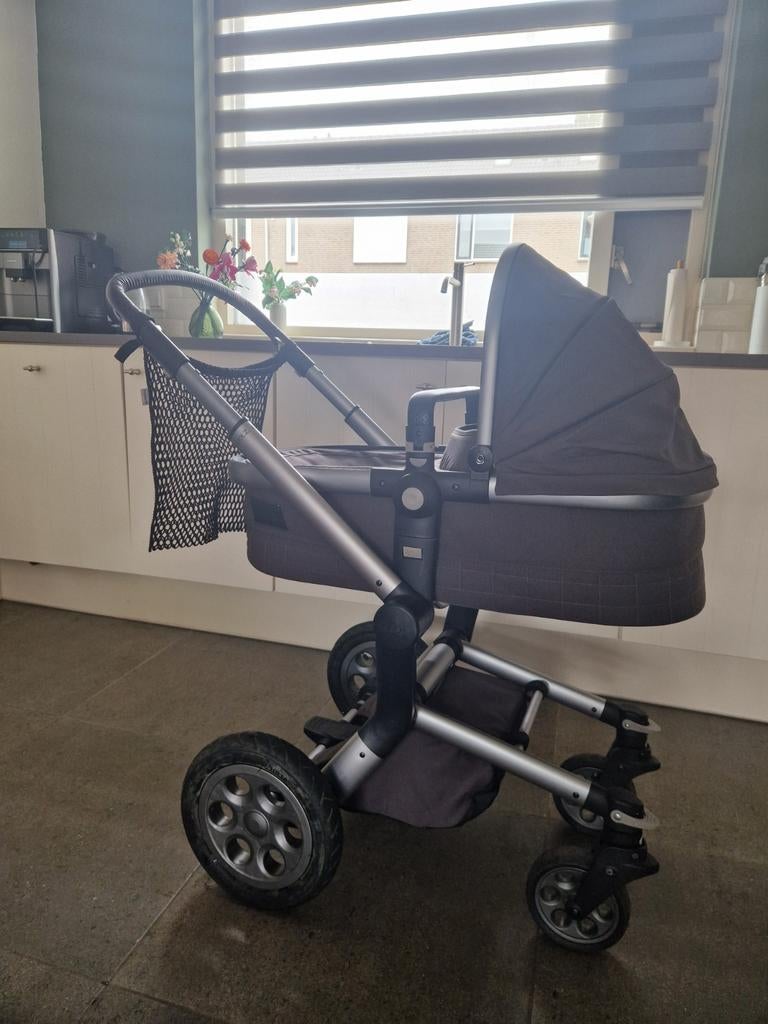 Joolz kinderwagen antraciet met wieg en zitje, Ophalen, Gebruikt, Overige merken