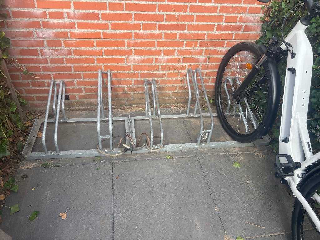 Fietsen rek ijzer, Ophalen, Gebruikt