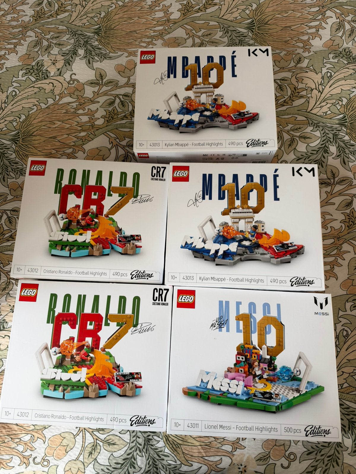5x lego nieuw in doos. Ronaldo messi en mbappe., Ophalen of Verzenden, Zo goed als nieuw