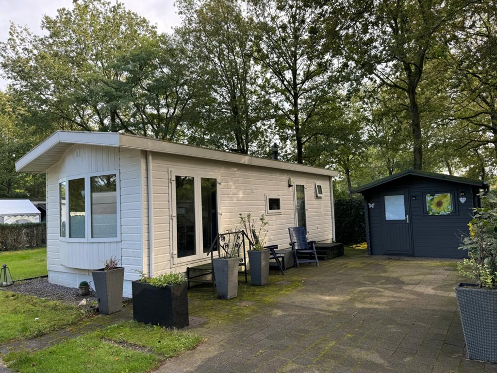 Chalet in Schoonloo te huur voor lang verhuur, Tuin