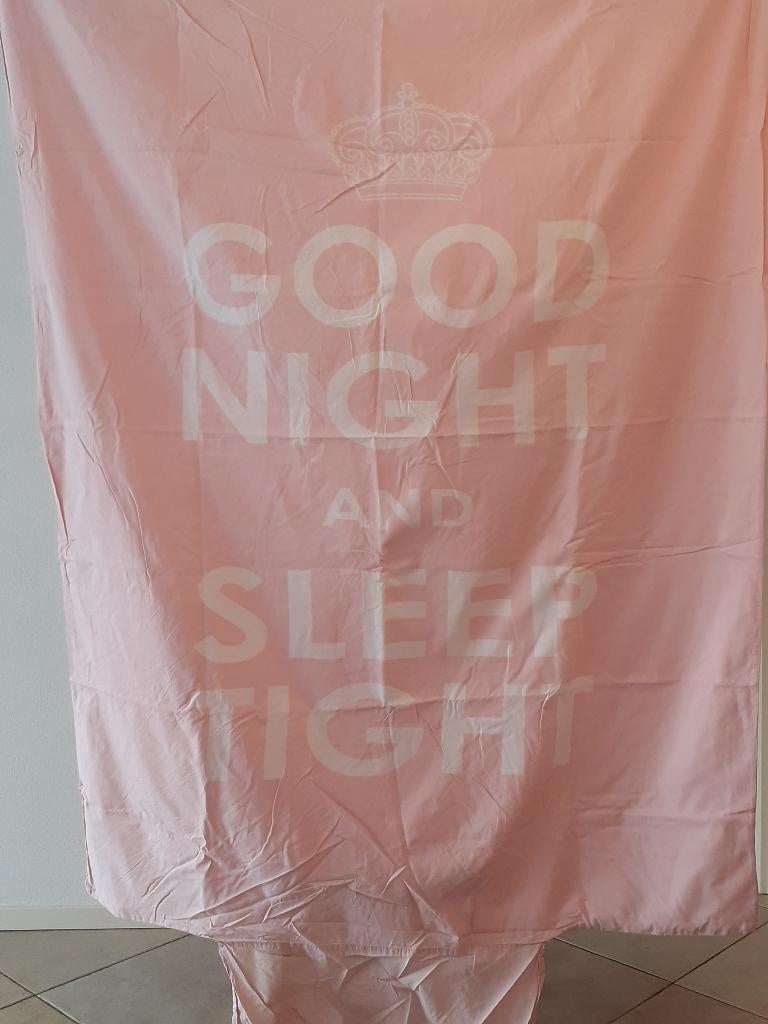 Roze dekbed overtrek voor meisje, Meisje, Dekbedovertrek, Ophalen of Verzenden, Zo goed als nieuw