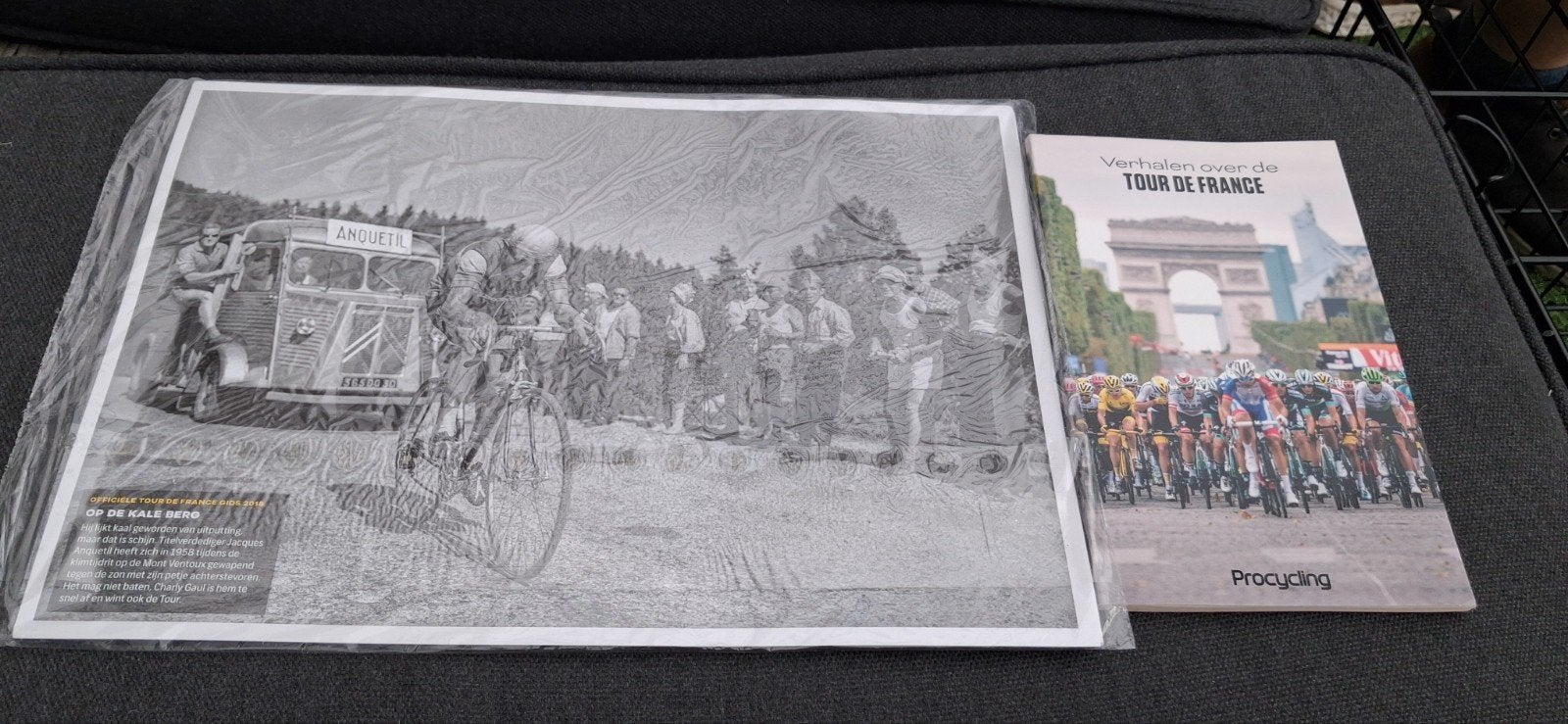 Verhalen over de Tour de France + posters, Ophalen, Zo goed als nieuw, Procycling, Lopen en Fietsen