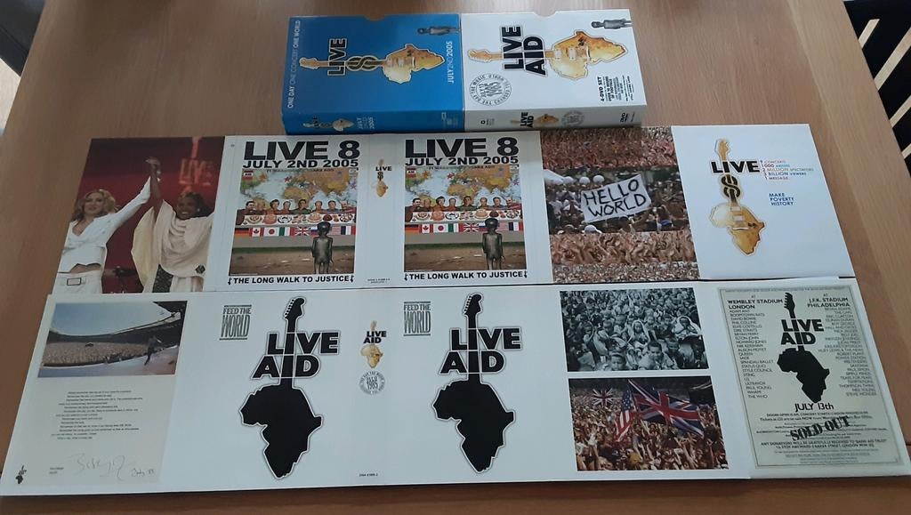 Live Aid & Live 8 DVD Boxset - Muziek en Concerten, Gebruikt, Alle leeftijden, Boxset, Muziek en Concerten