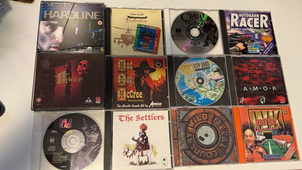 Diverse PC Games Collectie - Retro en Klassiekers, Spelcomputers en Games, Games | Pc, Overige genres, 1 speler, Ophalen of Verzenden