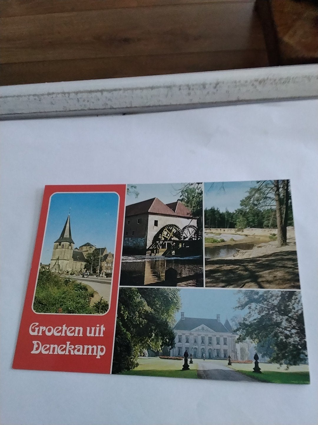 kaart Groeten uit Denekamp - Kerk, Watermolen, Kasteel, Verzamelen, Ophalen of Verzenden, 1960 tot 1980, Ongelopen, Overijssel