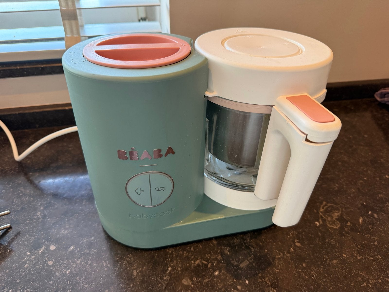 Beaba Babycook Neo Babyvoedingmaker - Mintgroen, Overige merken, Gebruikt, Stoomfunctie, Ophalen of Verzenden