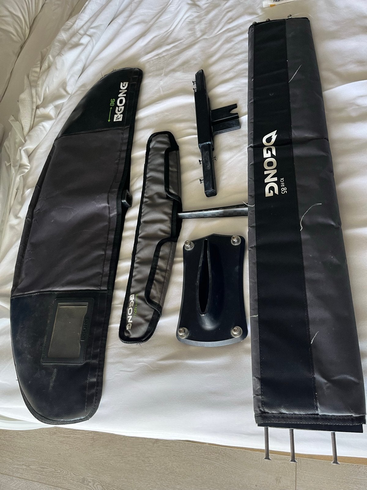 Gong Fluid L86/M42 Foil Set met Draagtas, Ophalen, Zo goed als nieuw