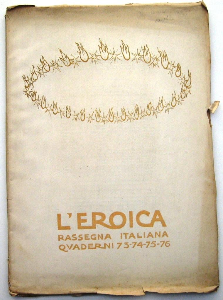L'Eroica 1921 73 t/m 76 Vittore Grubicy de Dragon, Ophalen of Verzenden
