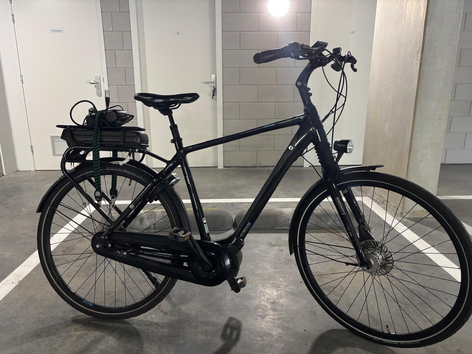 Heren E-Bike Giant  57 cm, Ophalen, Versnellingen, Giant, Zo goed als nieuw