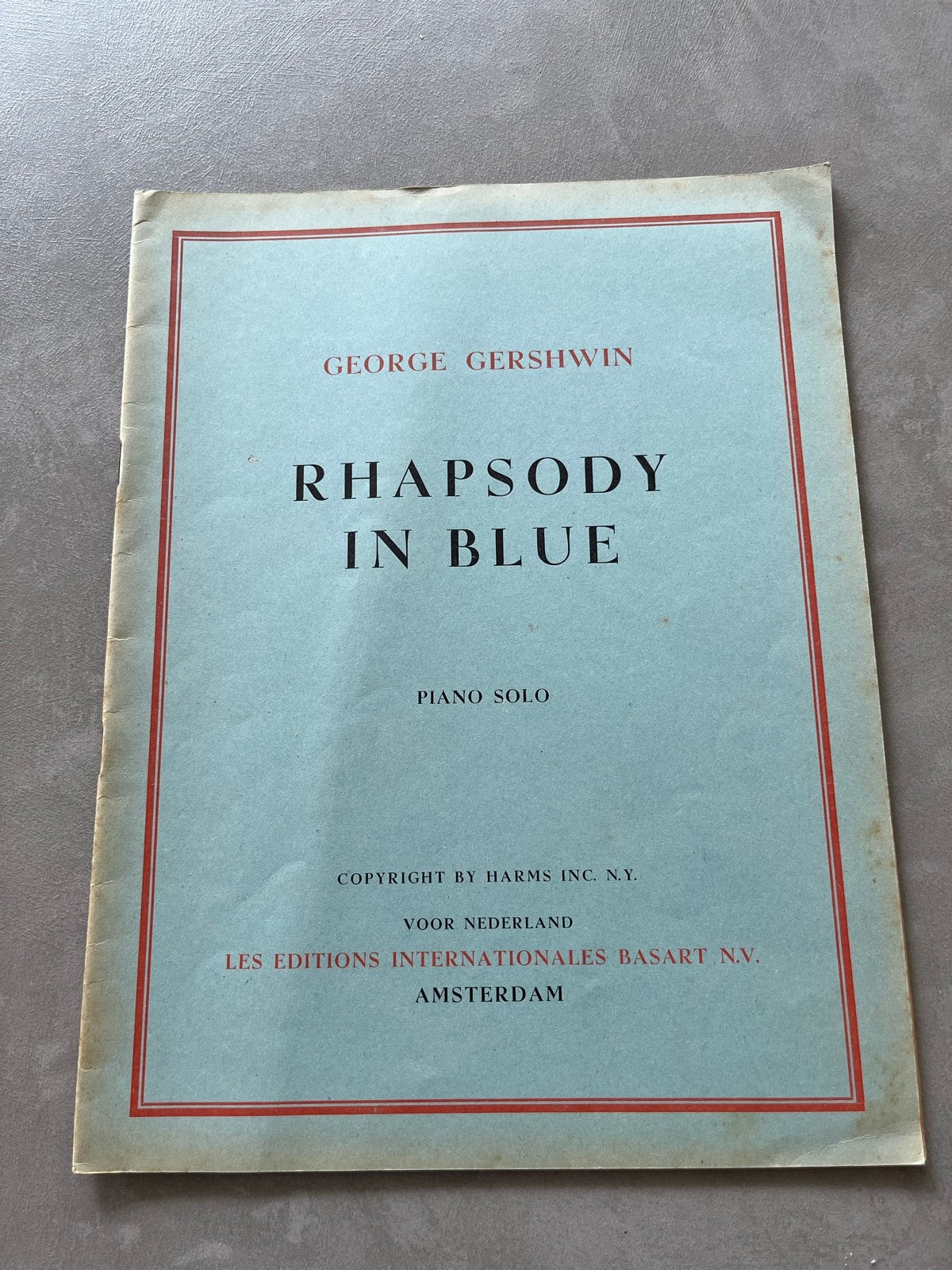 George Gershwin - Rhapsody in Blue (Piano Solo), Gebruikt, Klassiek, Ophalen of Verzenden, Artiest of Componist