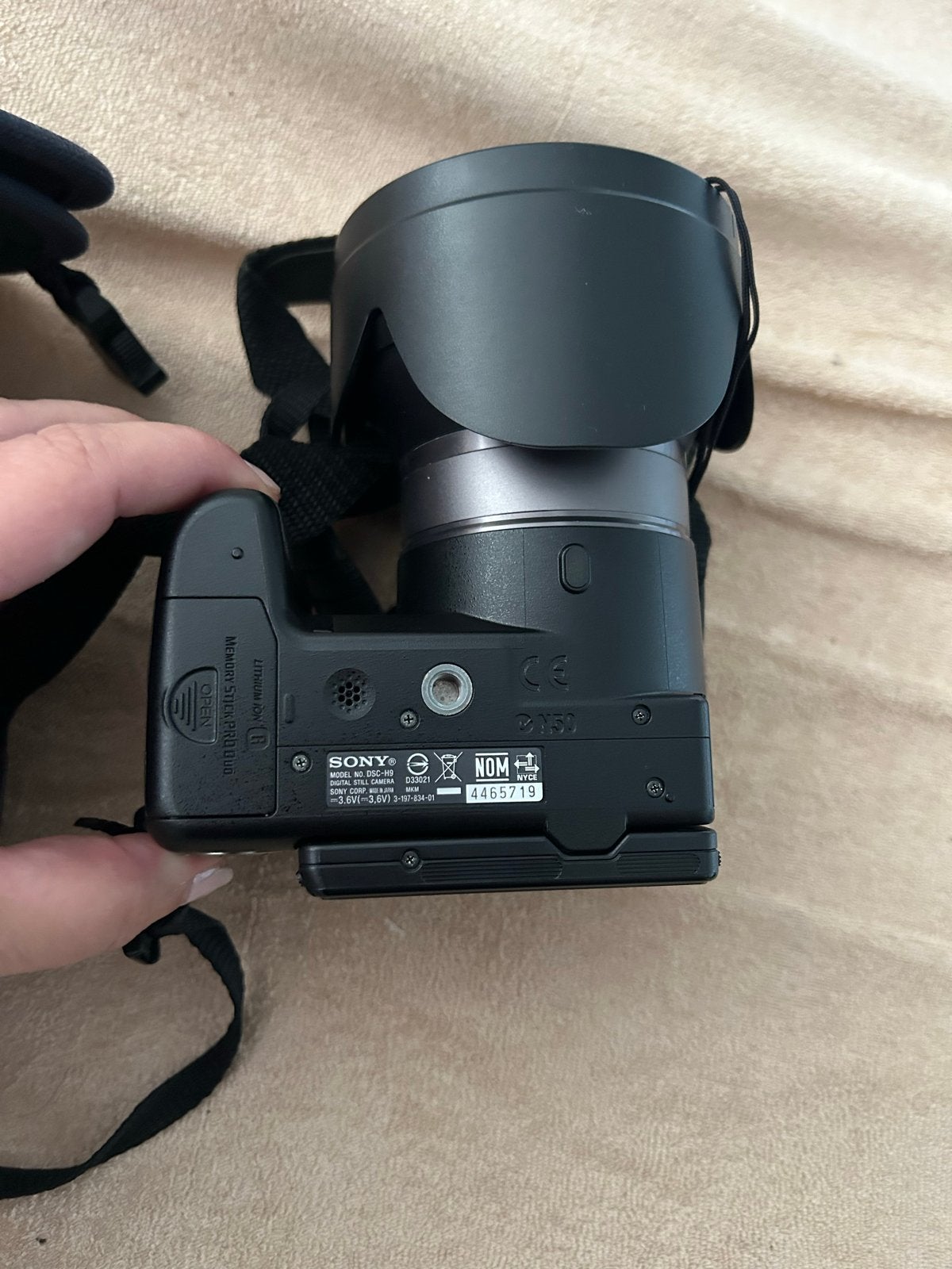 Sony DSC-H9 digitale camera (2007) - Zonder oplader, Gebruikt, Beeldstabilisatie, Ophalen of Verzenden, Accu