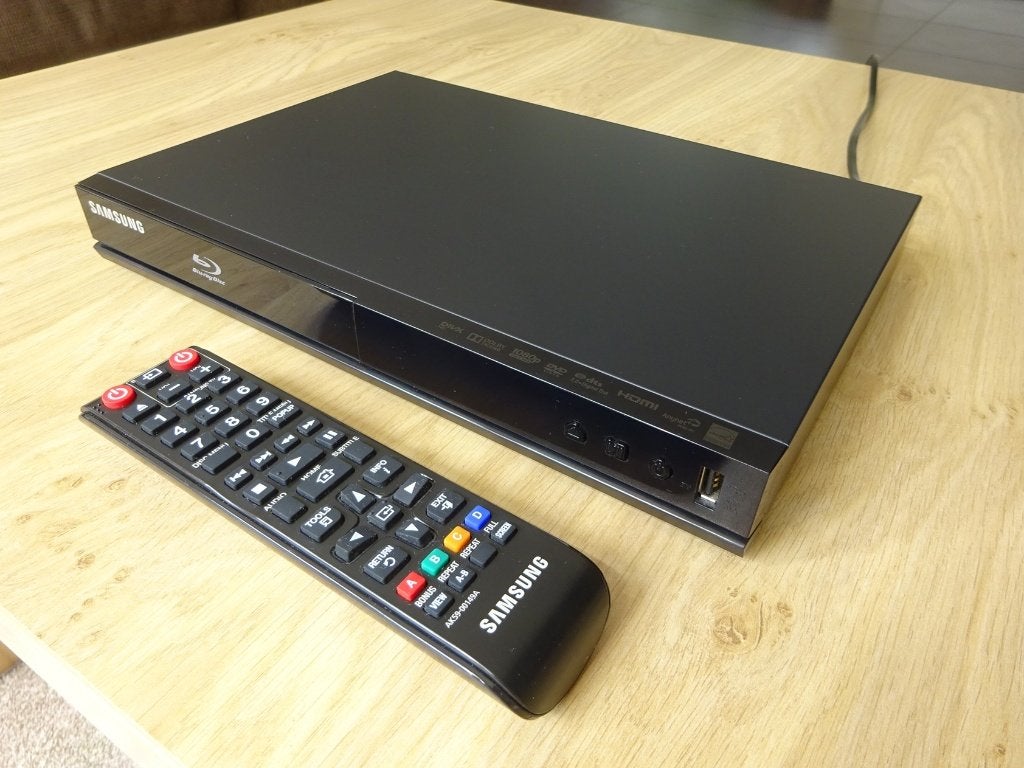 zgan Samsung blu-ray speler met afstandsbediening, Ophalen, Zo goed als nieuw, Samsung