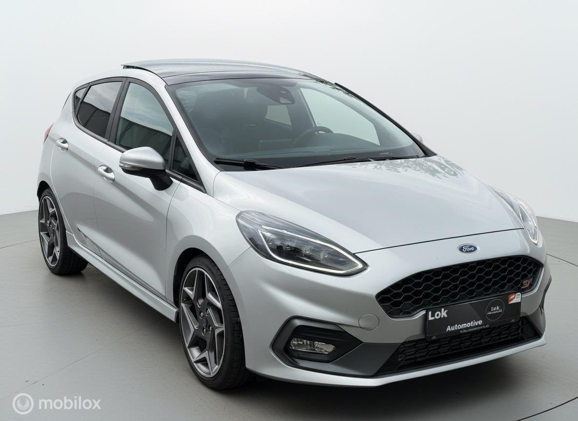 Ford Fiesta 1.5 EcoBoost ST-3 PANO|LED|B&O|RECARO|, Zwart, 1188 kg, Bedrijf, Handgeschakeld