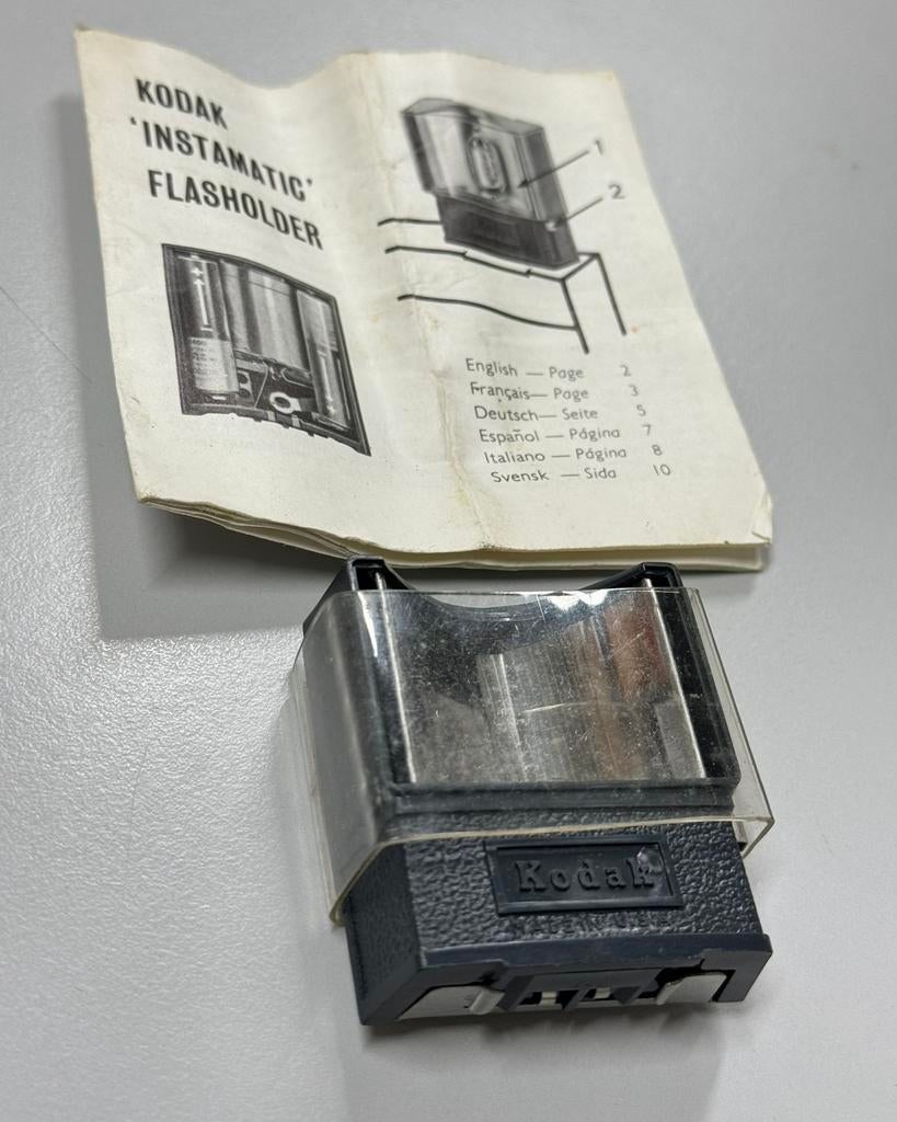 Vintage Kodak Instamatic Flasholder - C110F + plastic kap, Overige merken, Ophalen of Verzenden, Zo goed als nieuw, H