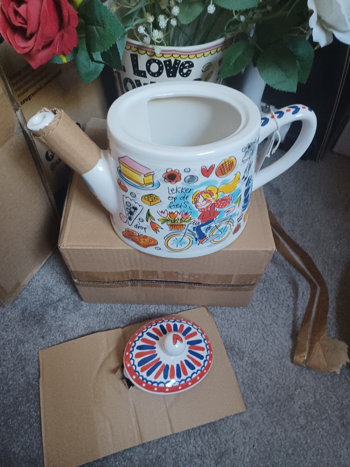 Blond Amsterdam Theepot 'Hollands Glorie', Huis en Inrichting, Keuken | Servies, Nieuw, Ophalen of Verzenden, Theepot, Aardewerk