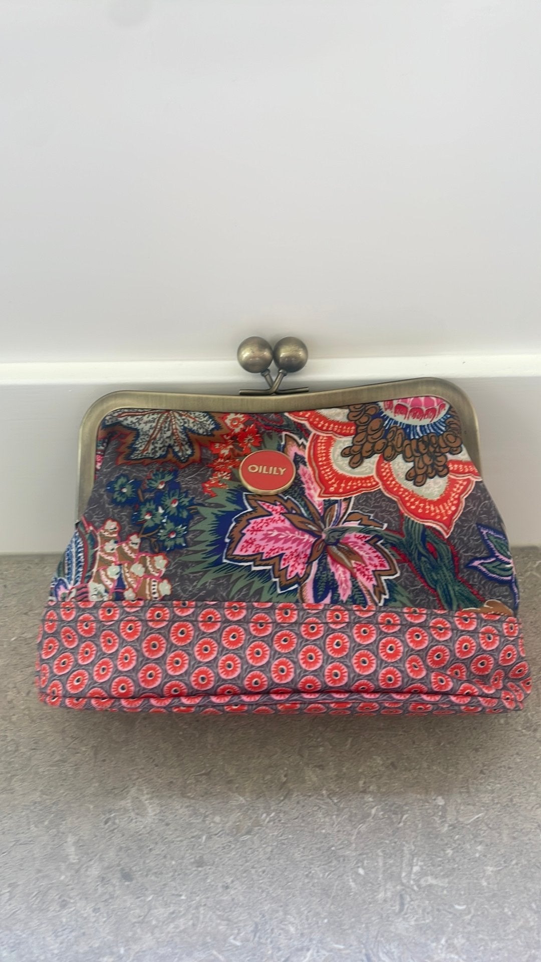 Oilily toilettas/ make-up tasje met spiegeltje, Ophalen of Verzenden, Gebruikt, Dame