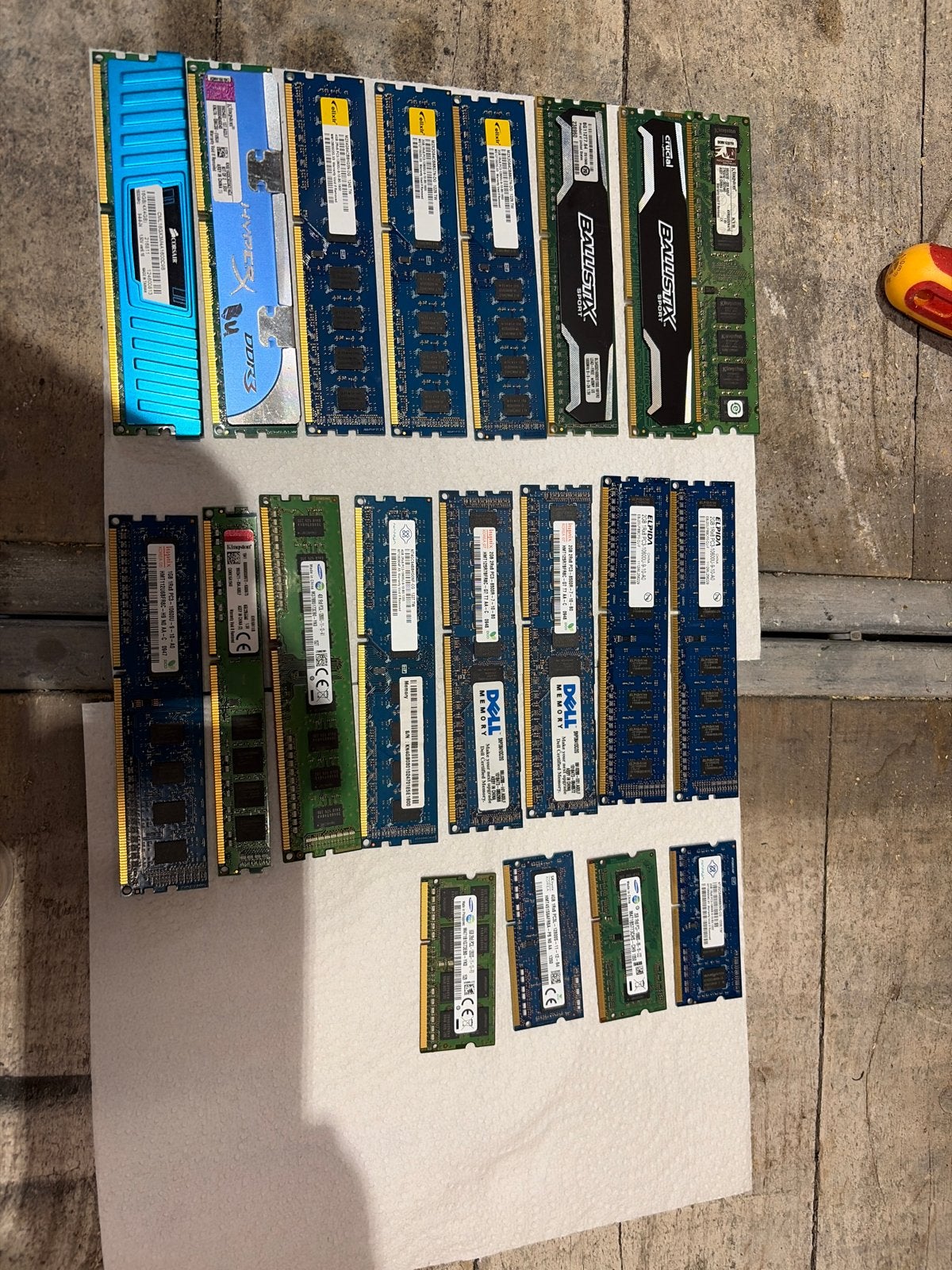 Diverse RAM Geheugen Modules - DDR3, DDR4, Desktop & Laptop, Computers en Software, RAM geheugen, Ophalen, DDR3, Desktop, Gebruikt